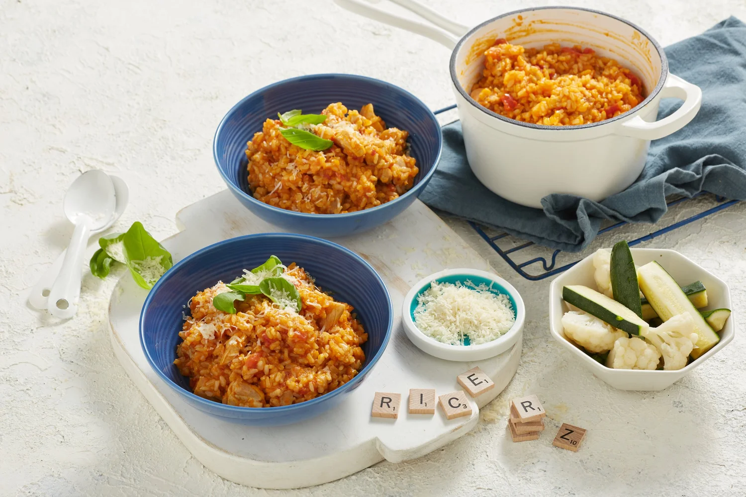 Family-Approved One Pot Italian Chicken & Tomato Risotto